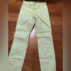 Yellow jbrand jeans in size 24